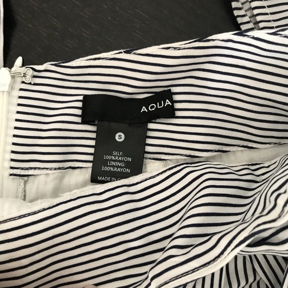AQUA Two piece striped set- size Small - Picture 5 of 5